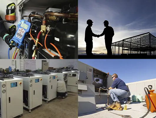 Sahada chiller bakımı